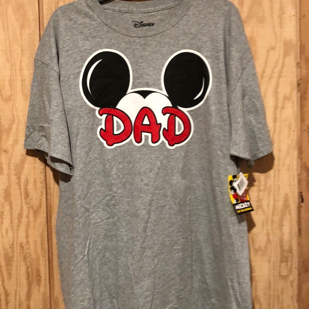 NWT! Mickey Mouse “Dad” shirt